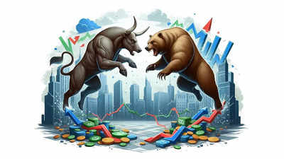 According to market experts, the outlook remains robust, with targets potentially reaching 25,000 and beyond in the near term. (AI image) Stock market today: BSE Sensex opens over 150 points down; Nifty50 below 24,750