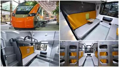 Vande Bharat sleeper will offer superior ride comfort compared to the premium Rajdhani Express trains. Vande Bharat sleeper a step closer to launch! New Indian Railways train leaves ICF Chennai for RDSO field trials