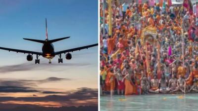 Representative image Airlines add flights to Prayagraj, but Maha Kumbh travel demand keeps fares high