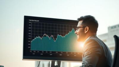 AI generated image Sensex, Nifty 50 gain momentum amid weakening US dollar and falling crude prices