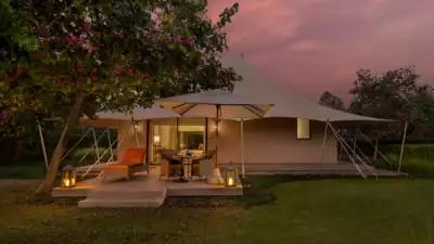 Luxury Tent - The Oberoi Vindhyavilas Wildlife Resort, Bandhavgarh, Madhya Pradesh Oberoi opens Vindhyavilas Wildlife Resort at Bandhavgarh