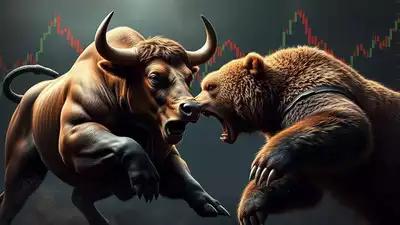 Market experts anticipate continued recovery in the short term. (AI image) Stock market today: BSE Sensex opens over 100 points up; Nifty50 above 22,850