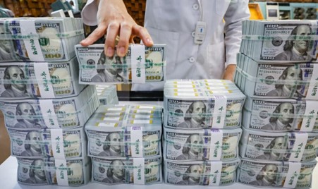 Dollar deposits have seen a sharp drop, with balances falling from $63,583.5 million at the end of last year to $58,019.59 million.