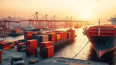 Danny created AI image India's Export Growth