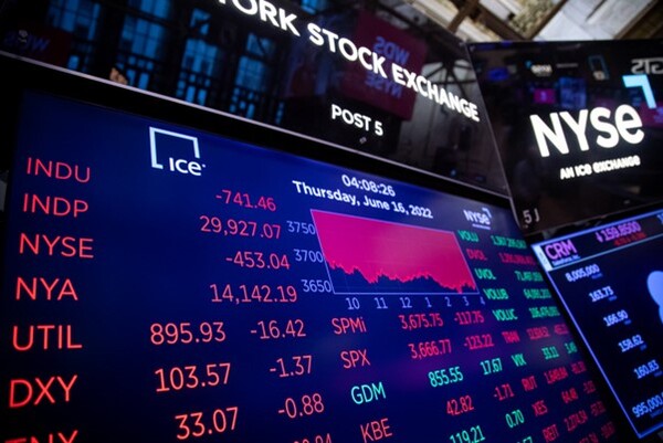 New York Stock Exchange in the United States.
