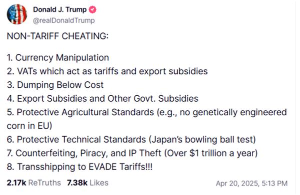 (Captured from Trump’s Truth Social)