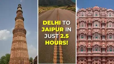 Commuters will see additional benefits when the first nine-km section of the DND Flyway-KMP interchange begins operations. Delhi to Jaipur in just 2.5 hours with new link on Delhi-Mumbai expressway soon!