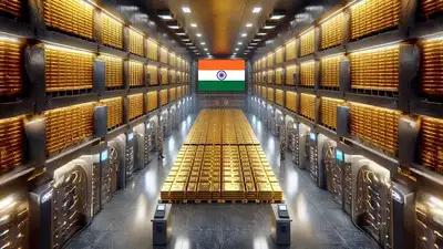 India, the world’s fifth largest economy, also has the seventh highest gold reserves globally. (AI image) India's Gold Reserves