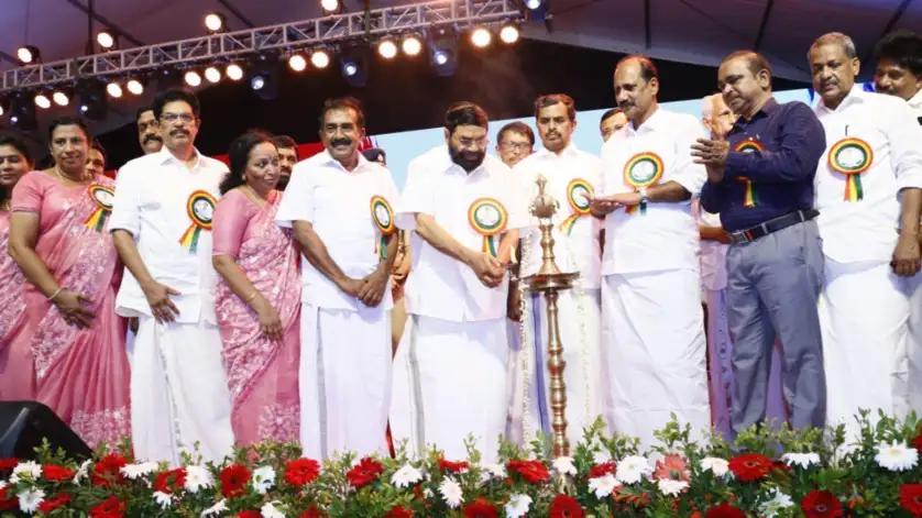 Minister VN Vasavan inaugurated the exhibition and sales fair at Nagampadam Ground, Kottayam, as part of the state government's fourth-anniversary celebrations. ‘Ente Keralam’ Fair exhibits state achievements in Kottayam and Idukki