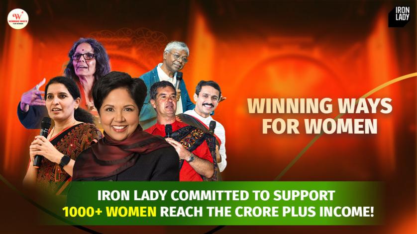 Empowering Women Leaders Indra Nooyi celebrates the milestone of 100+ Iron Ladies achieving Rs 1 crore+ annual income