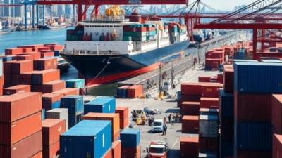AI-generated image Pakistani goods worth $500 million reportedly entering India via intermediary countries
