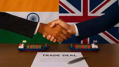 The India-UK free trade agreement is expected to lead to significant economic benefits for both the countries. (AI image) India-UK Free Trade Agreement