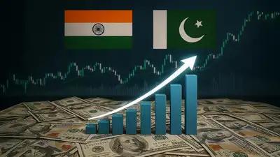 S&P expressed confidence in India's continued robust economic growth. (AI image) India-Pakistan tensions heighten credit risks for both countries, warns S&P Global Ratings