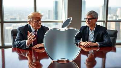 Following discussions, Apple is expected to boost its US manufacturing operations. Trump and Tim Cook discuss Apple's manufacturing