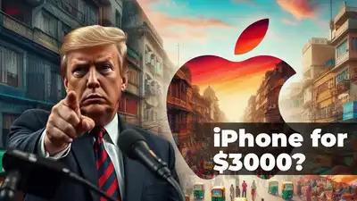 A potential relocation of Apple's manufacturing operations from India to the US would result in increased labour expenses. (AI image) Donald Trump’s dream to have Apple ‘Make in US’ may raise iPhone price to $3,000: Experts