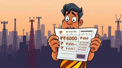 This is an AI-generated image, used for representational purposes only. Telecom industry is eyeing 10–12% hike by year-end. How it may affect your phone bills?