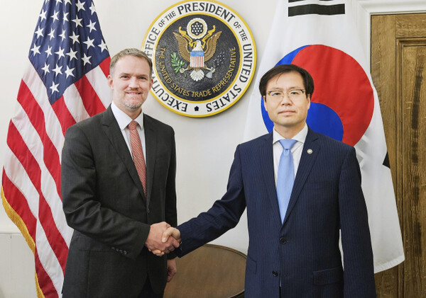 Yeo Han-koo meets with Jamieson Greer
