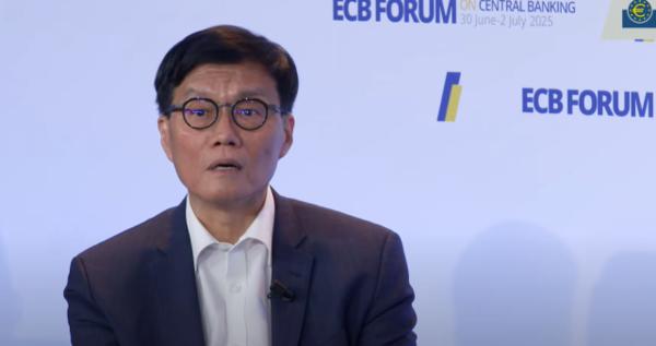 Bank of Korea Governor Rhee Chang-yong at ECB Forum