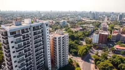 Representative AI Image Mhada signs agreement with Adani to grant 1,600 sq ft homes to Motilal Nagar residents