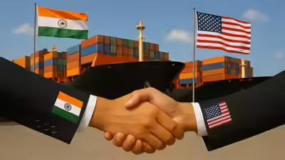 This is an AI image. India-US trade deal
