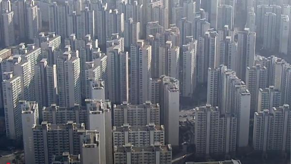 Seoul apartment complexes (Captured from KBS)