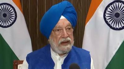 Union minister Hardeep Singh Puri (Pic credit- ANI) Energy security: Global crude oil prices have remained relatively stable, says Hardeep Singh Puri; India eyes geothermal push