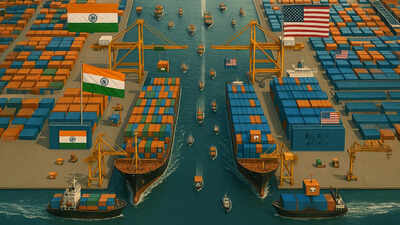 The Donald Trump administration has informed the WTO that India lacks legitimate grounds to suggest retaliatory tariffs. (AI image) ‘No legal basis’: Amidst India-US trade deal talks, America says India has no grounds for retaliatory tariffs at WTO; here’s what the issue is about