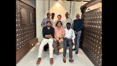 Plenome founders Anirudh Varna, Prabhu Rajagopal and Vijayaraja Rathinasamy and others. Plenome founders
