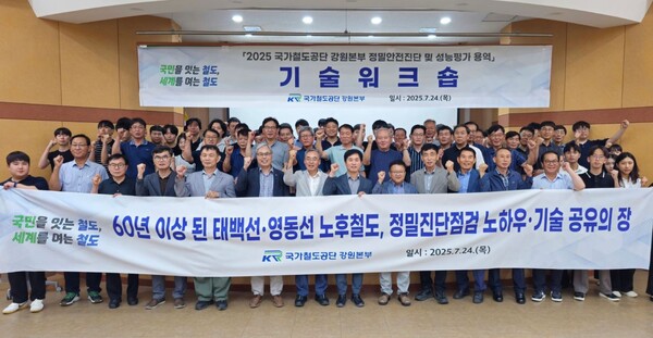 National Railway's Engineering Headquarters conducts a workshop on safety and performance evaluation of aging steel structures, featuring hands-on demonstrations and technical discussions.