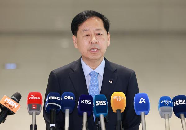 Deputy Prime Minister and Minister of Economy and Finance Gu Yoon-cheol (Reuters)