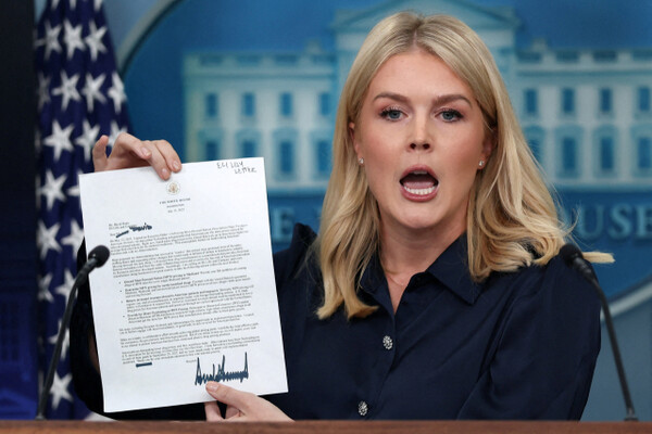 White House spokesperson Karoline Leavitt (Reuters)