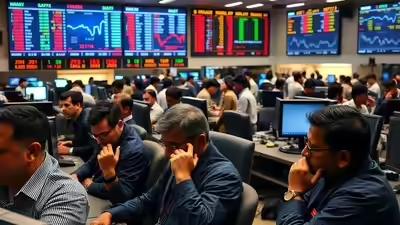 AI-generated image Stock markets facing potential high-volatility week