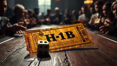 Representative AI image H-1B visa crisis