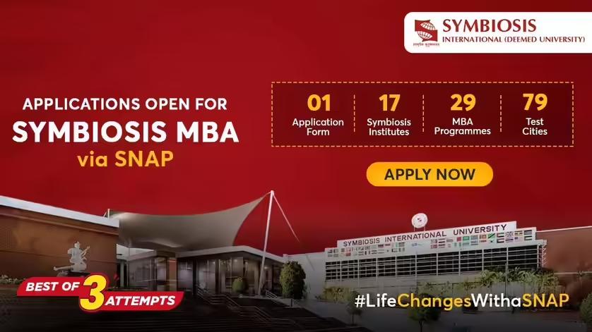Symbiosis MBA admissions now open via SNAP test 2025